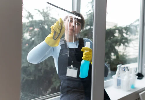 Nettoyage de vitres intérieures et extérieures à Fontenay-le-Pesnel